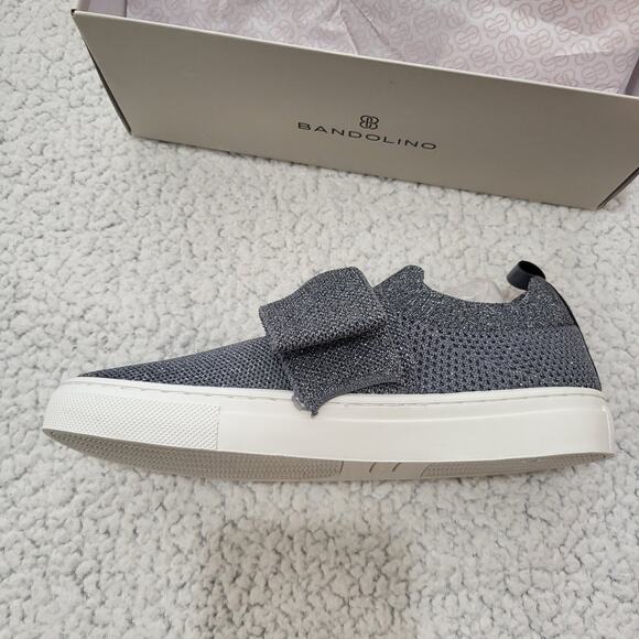 NIB Bandolino Women's Bryce Sneaker   Grey Metallic Multi   SIZE  6.5 - Picture 5 of 7